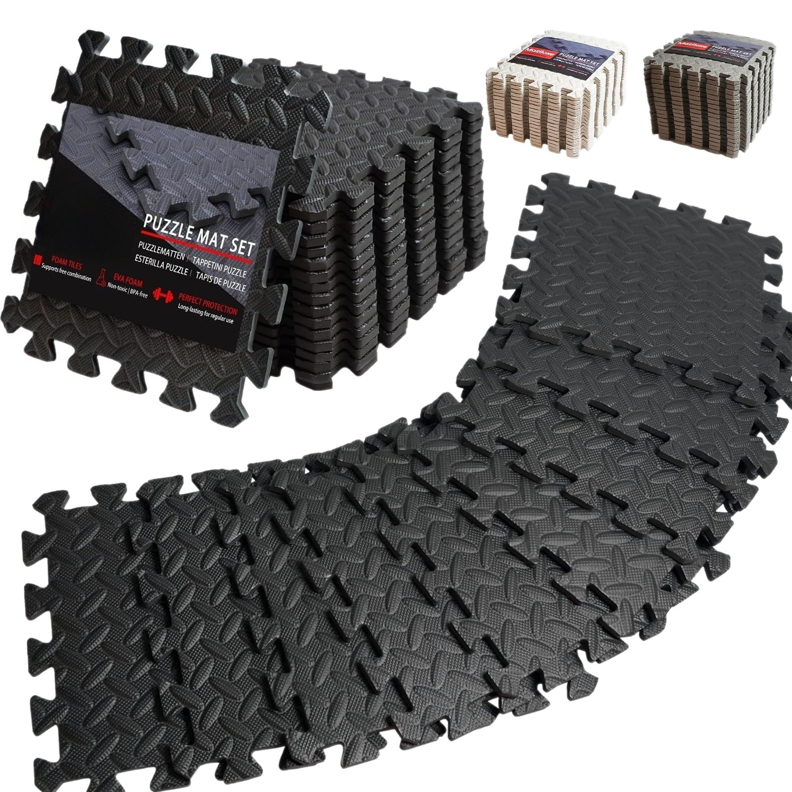 Thick Yoga Mat - 30x30x2.5CM Thickened Yoga Puzzle Mat(6/8/12Pcs) Fitness