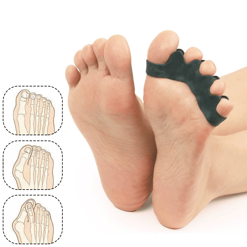 Yoga Toe Separator - 1/5Pairs Silicone Toe Separator Spacers Fingers