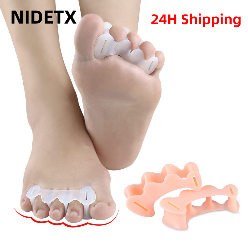 Yoga Toe Separator - 2Pcs=1Pair Hard Silicone Toe Finger Separator