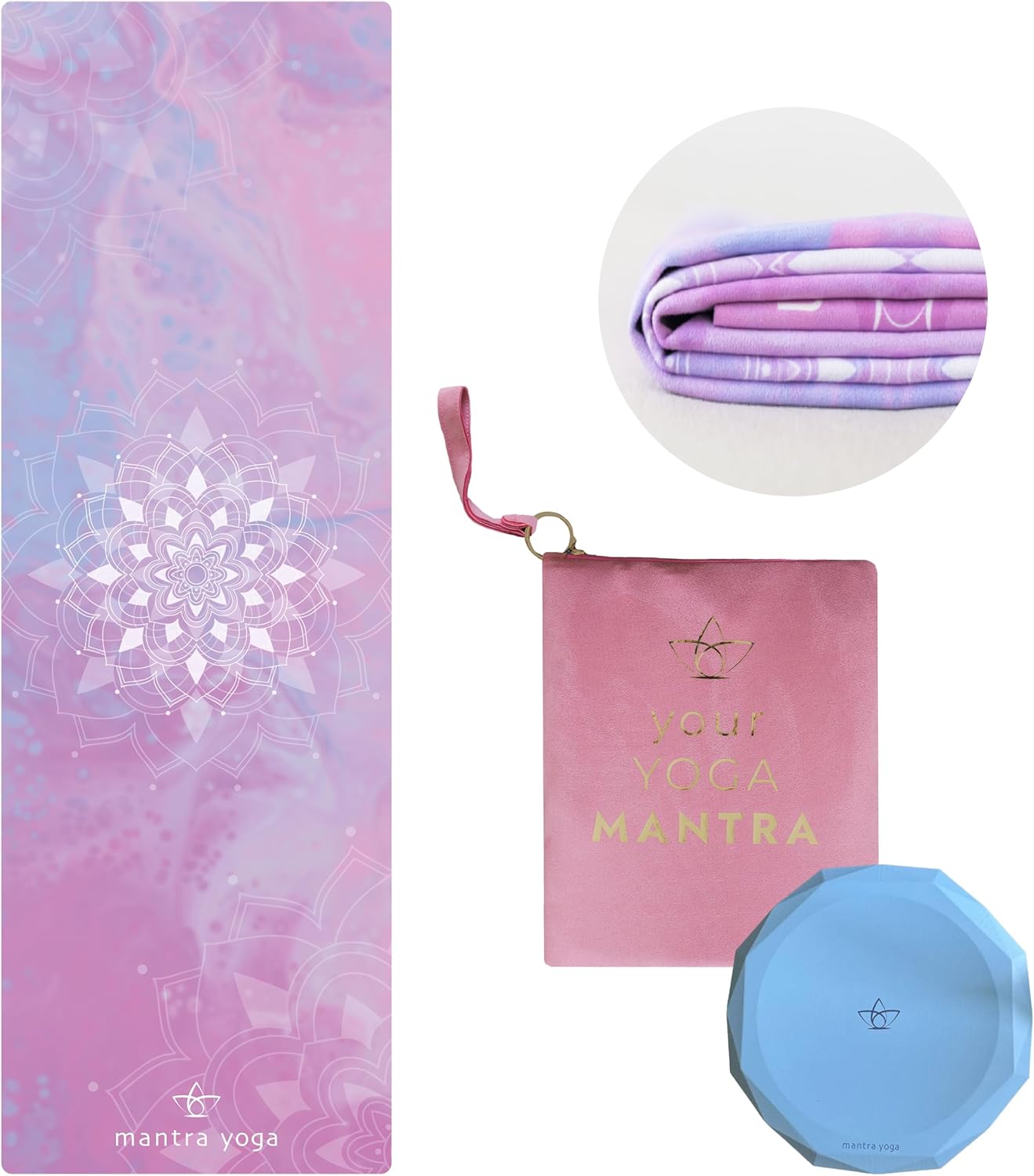 Thick Yoga Mat - Foldable Travel Yoga Mat with Knee