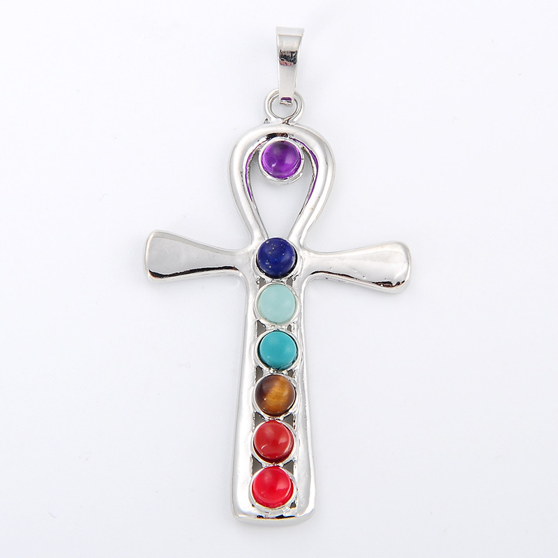 7 Chakra Stone Necklace Pendan - Yoga Health & Fitness Center recension och pris