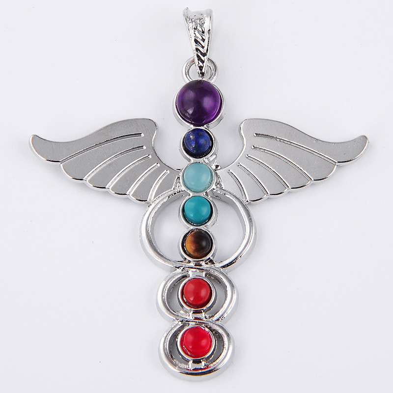7 Chakra Stone Necklace Pendan - Yoga Health & Fitness Center recension och pris