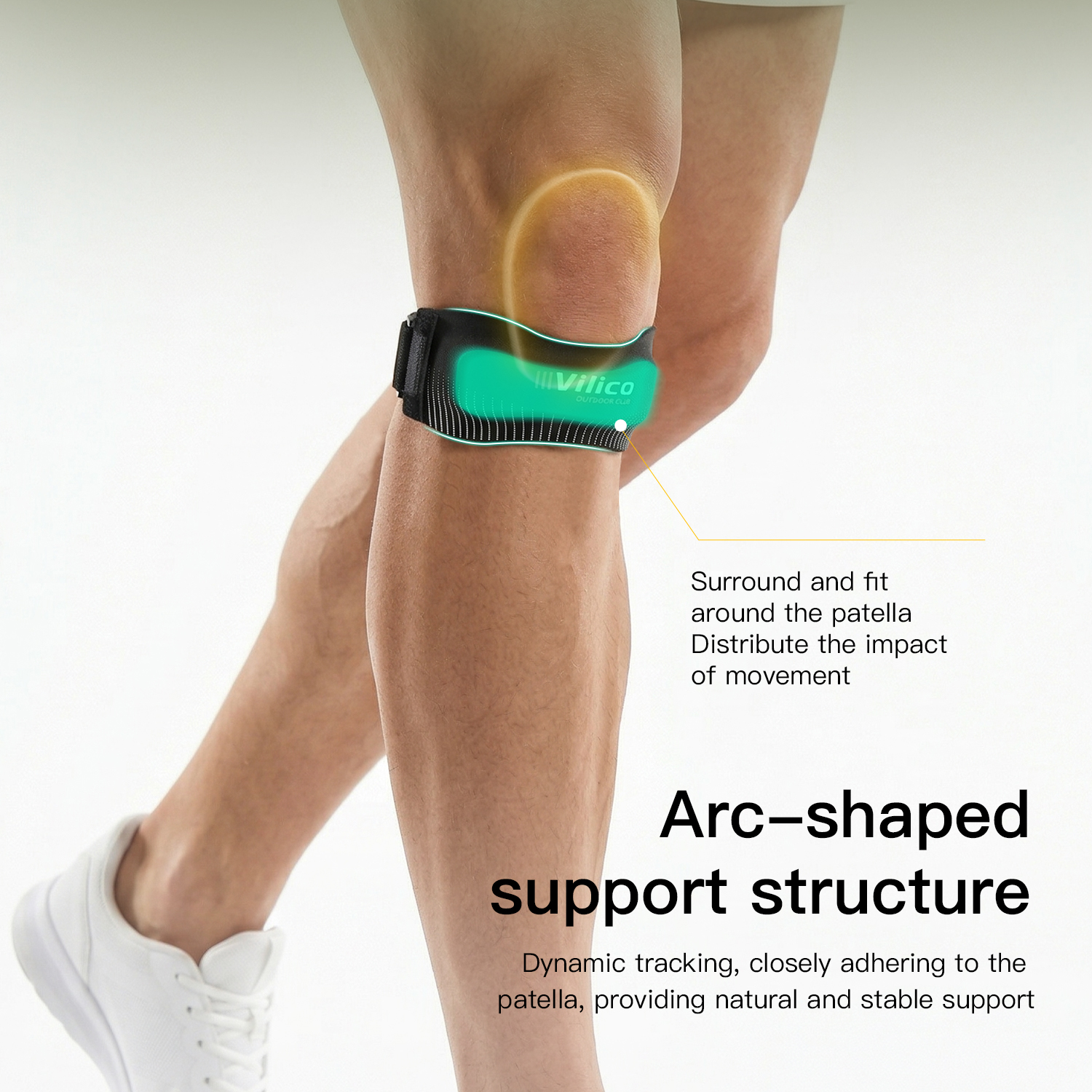 1PC Copper Knee Brace for Arth - Knee Sleeve Compression recension och pris