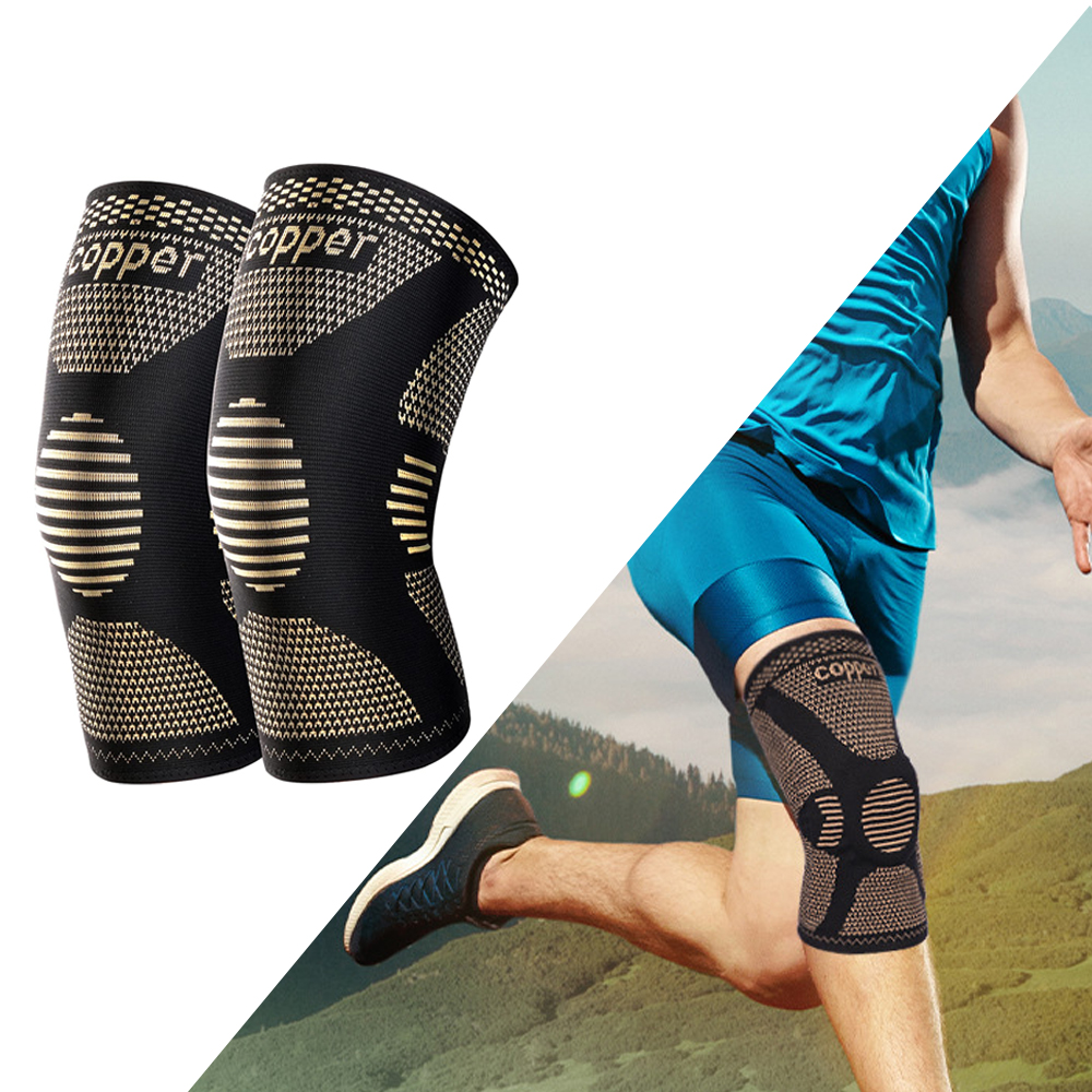 2Pcs Copper Knee Brace for Art - Knee Sleeve Compression recension och pris