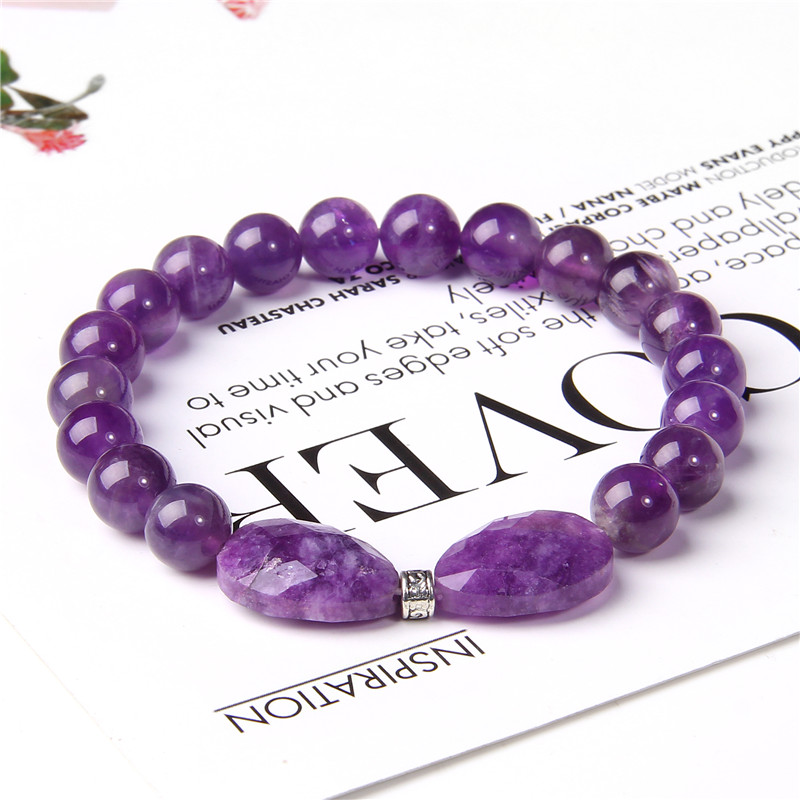 Faceted Natural Reiki Amethyst - Yoga Health & Fitness Center recension och pris