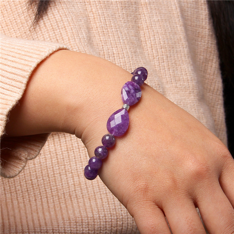 Faceted Natural Reiki Amethyst - Yoga Health & Fitness Center recension och pris