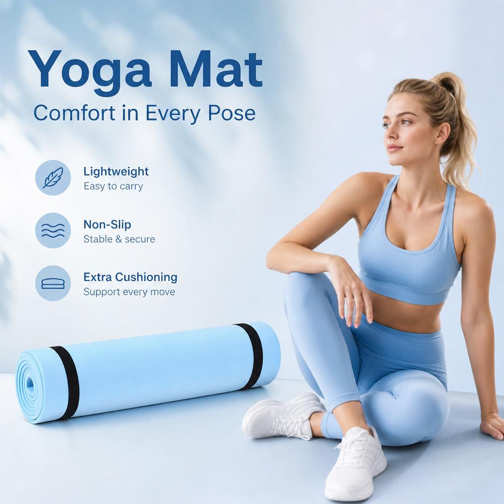 EVA Yoga Mat Anti-skid Sports  - Thick Yoga Mat recension och pris