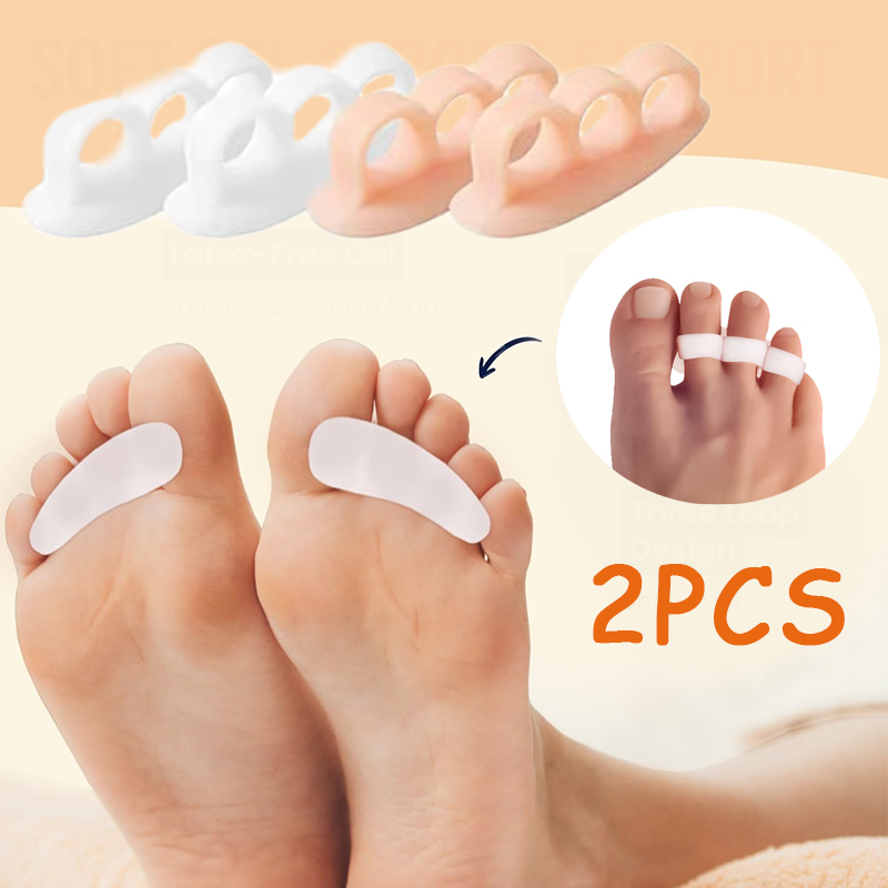 1Pair Silicone Gel Hammer Toe  - Yoga Toe Separator recension och pris