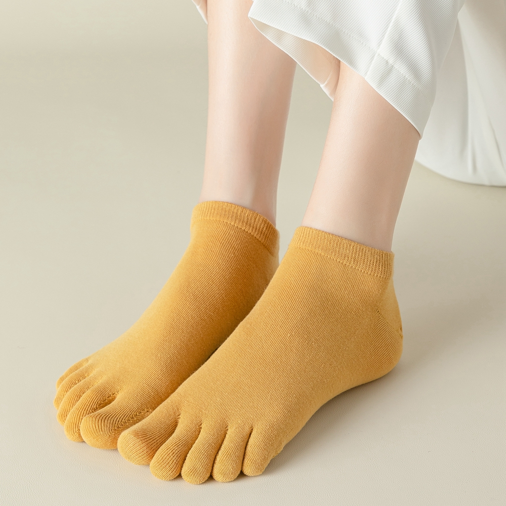 5 Pairs Women Toe Socks with S - Yoga Toe Separator recension och pris
