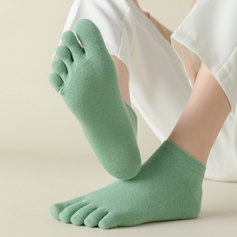 5 Pairs Women Toe Socks with S - Yoga Toe Separator recension och pris