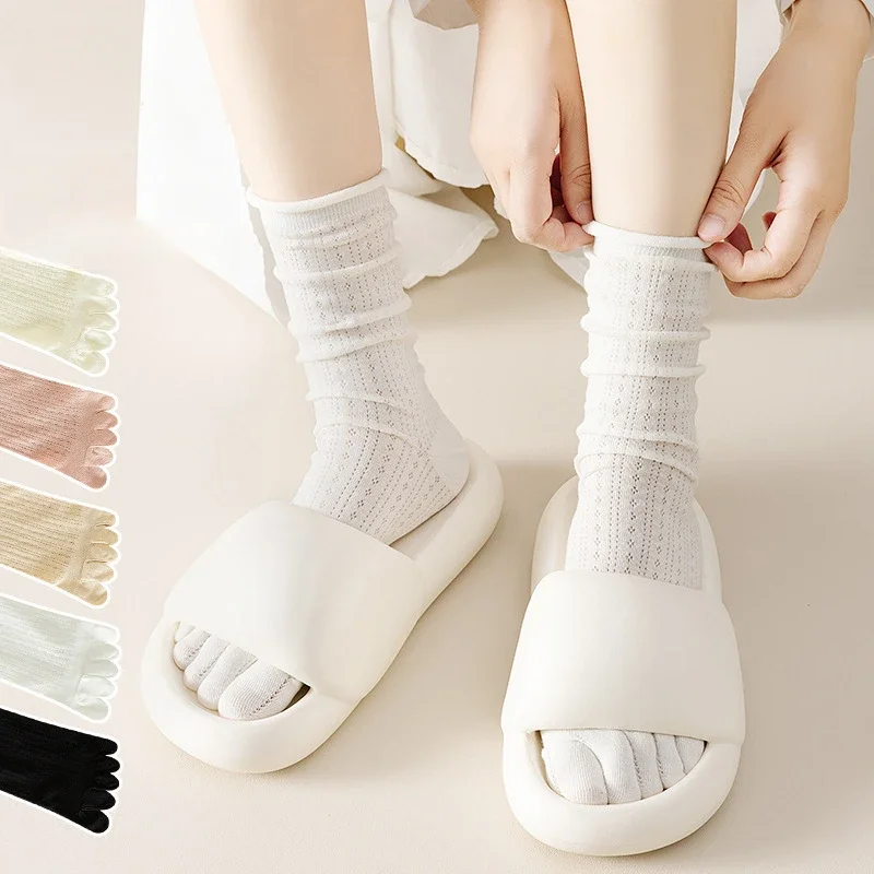 5 Pairs Loose Socks with Five  - Yoga Toe Separator recension och pris