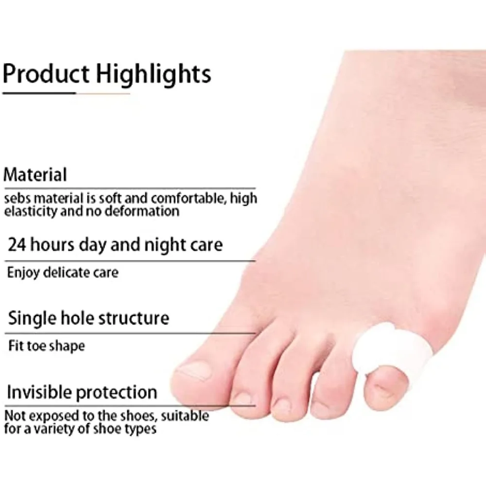 2pcs Silicone Toe Separator Fi - Yoga Toe Separator recension och pris