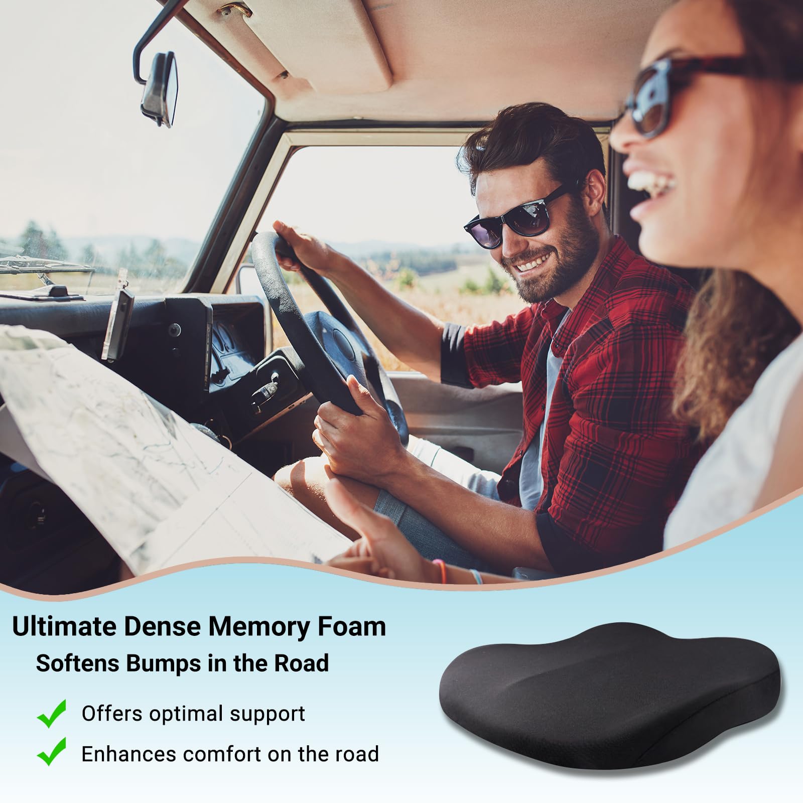 1pc Memory Foam Slow Rebound S - Hip Thrust Pad recension och pris