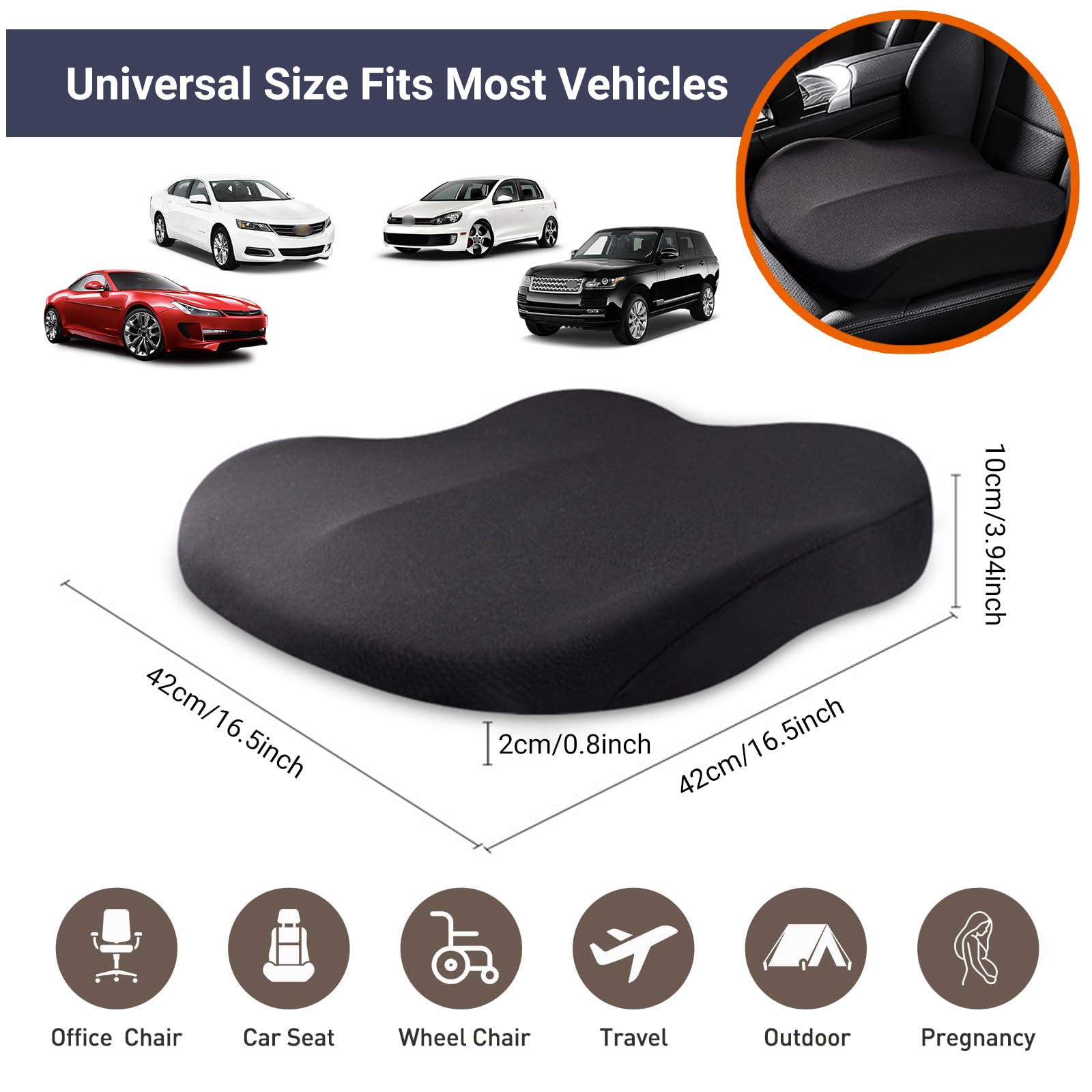1pc Memory Foam Slow Rebound S - Hip Thrust Pad recension och pris