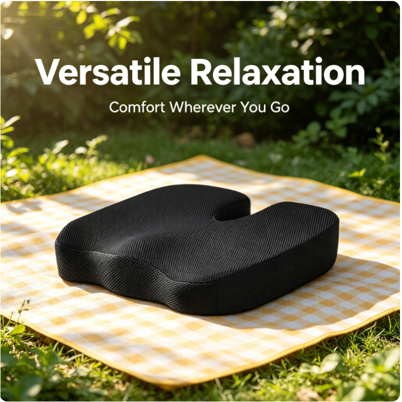 Gel Memory Foam U-Shaped Coccy - Hip Thrust Pad recension och pris