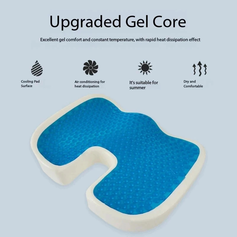Gel Memory Foam U-Shaped Coccy - Hip Thrust Pad recension och pris