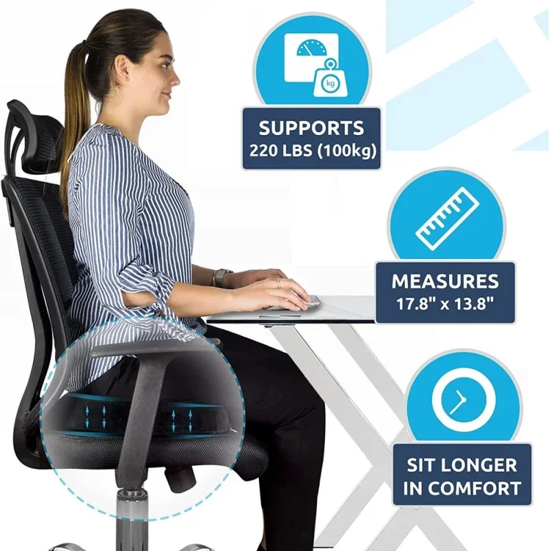 Gel Memory Foam U-Shaped Coccy - Hip Thrust Pad recension och pris