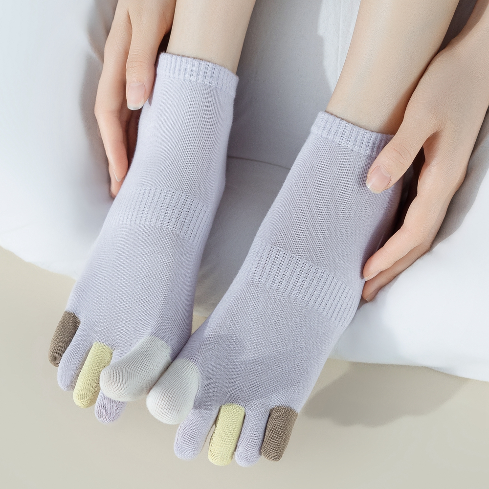 5 Pairs Anti-slip Toe Socks Wo - Yoga Toe Separator recension och pris