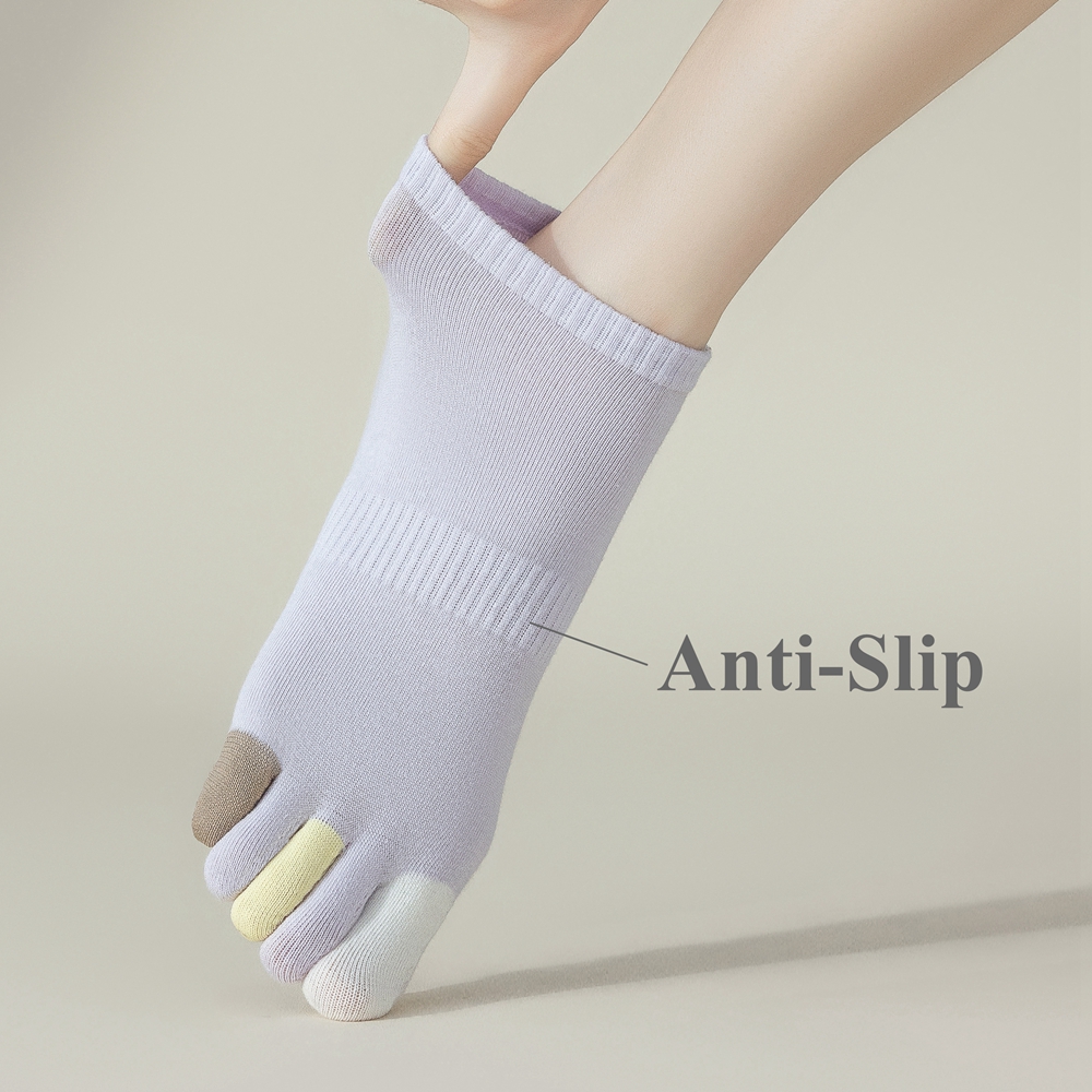 5 Pairs Anti-slip Toe Socks Wo - Yoga Toe Separator recension och pris