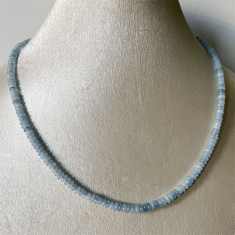2*4MM Aquamrine Necklace Natur - Yoga Health & Fitness Center recension och pris