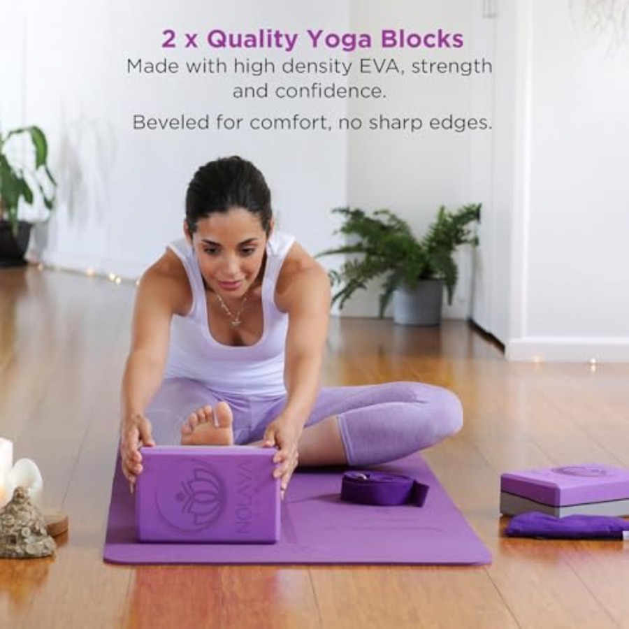 Nolava Pink TPE Yoga Mat with  - Thick Yoga Mat recension och pris