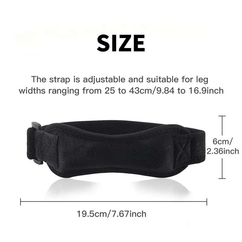 1PCS  Knee Patellar Tendon Kne - Knee Sleeve Compression recension och pris